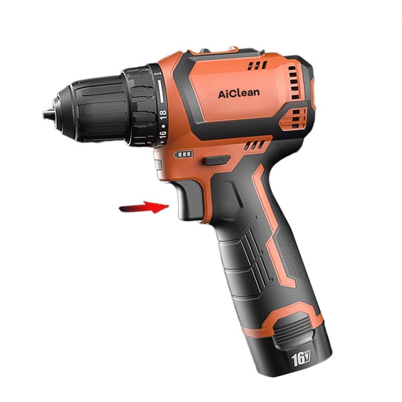 AiClean Electrical drills, Cordless Drilling Machine,12V Drill Driver with w/Li-ion Battery/Charger