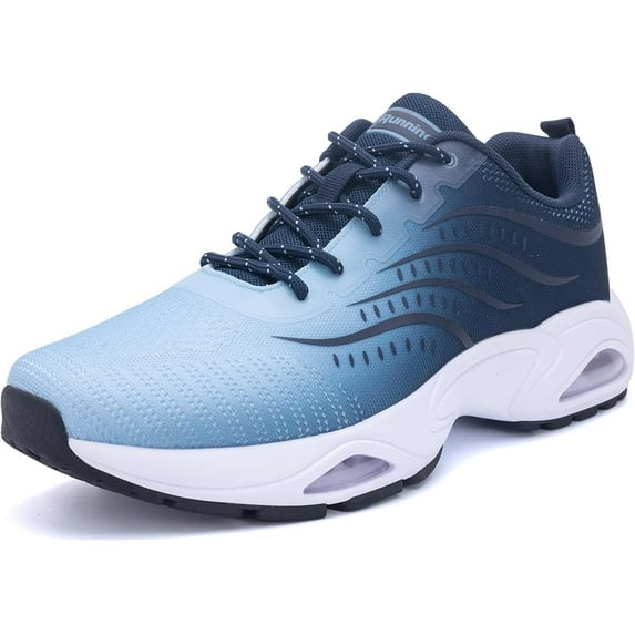 AiEles Men's Running Shoes -Athletic Sneakers with Dual Cushioning & Non-Slip Comfortable Fashion Gym Trainers for Everyday Wear, US Sizes 7-13