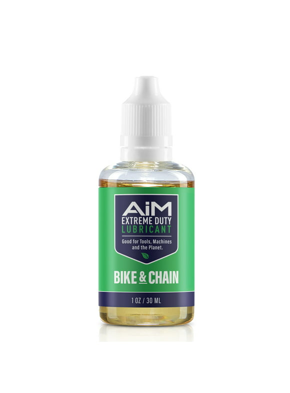 AiM Extreme Duty Lubricant | Bike & Chain Lube | 1oz precision | More miles with less lube  | Non-toxic & Odorless | by PlanetSafe Lubricants