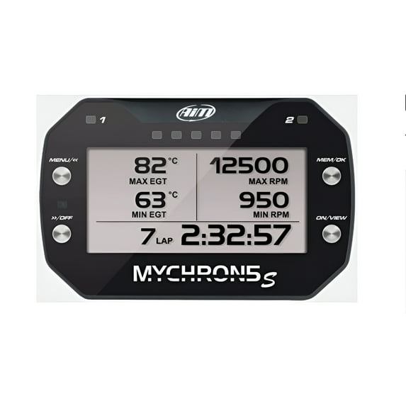 AiM MyChron5S GPS Cylinder Head Temp GoKart WiFi 4Gb Data Acquisition Lap Timer