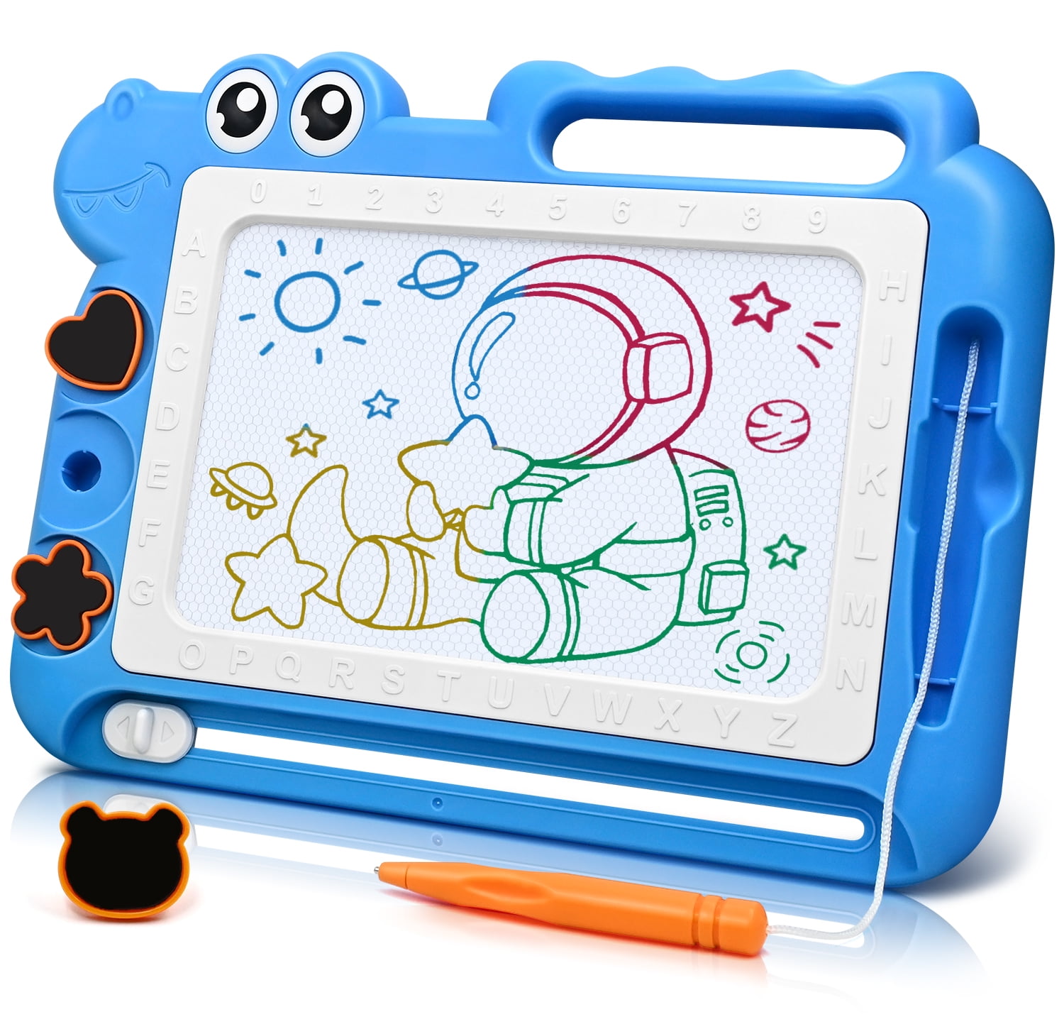 JoyX Magnetic Drawing Board for Kids - Magna-Doodle Board for Toddlers,  Magnetic Colorful Writing Sketch Board Educational Learning Toys Birthday  Gift for 2 3 4 5 Year Old Boys Girls 