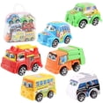 thumbnail image 1 of AiYqZypa Baby Toys Pull Back Cars For Toddlers 6 Pack Construction Vehicles Toys For Kids 1 2 3 Years Old Boys Friction Powered Pull Back Go Mini Vehicles For Kids Toy Cars For Toddlers 1-3, 1 of 2