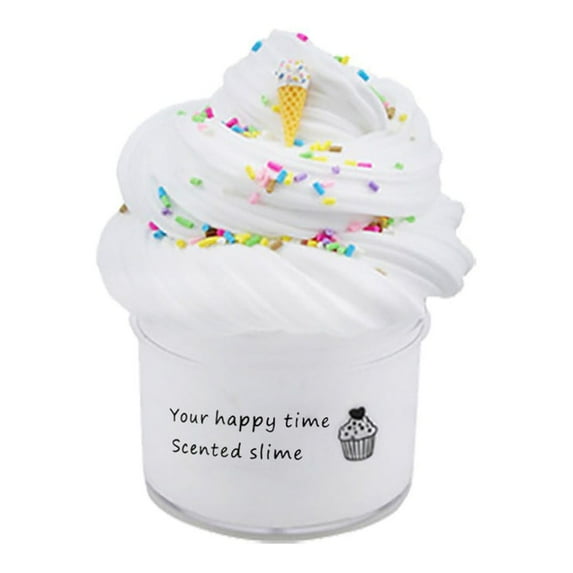 AiYqZypa Toys Mold Free DIY Slime Supplies Fruit Kit Cloud Slime Scented Stress Kids Slime Toy 100ML