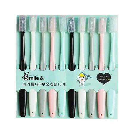 Aibecy 10PCS Set Adult Soft Set Travel Suit Deep Cleaning for Oral Care