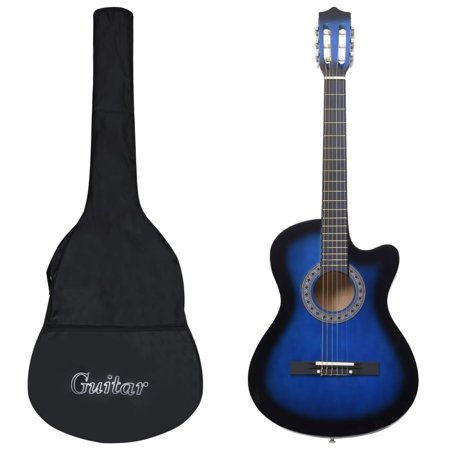 Aibecy 12 Piece Western Classical Guitar Set with 6 Strings Blue 38"