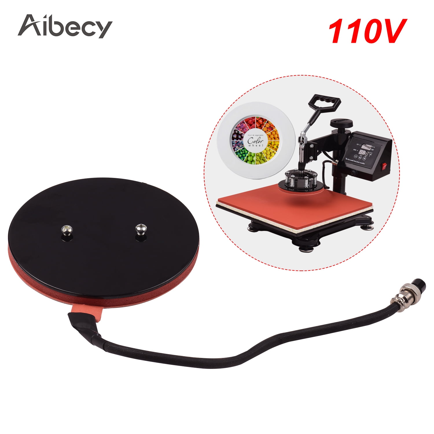 Aibecy 250*300*8mm Heat Pressing Mat Silicone Pad High Temperature