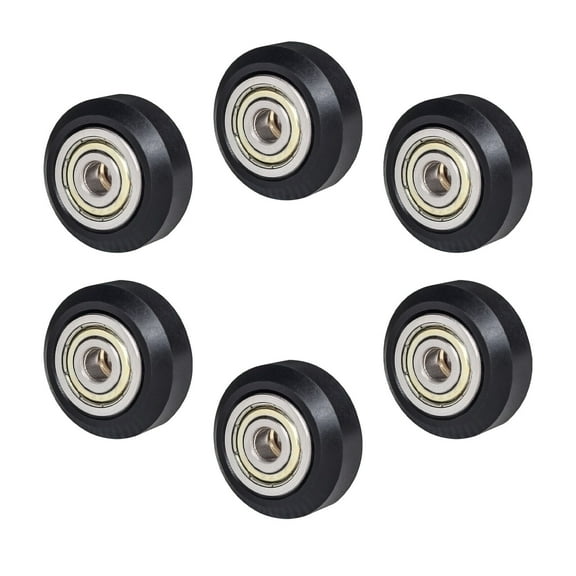 Aibecy 6pcs 3D Printer Parts POM Pulley Wheel 625zz Idler Pulley Gear Passive Round Wheel Compatible with Creality Ender 3 CR-10 CR-10S