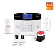 Romacci Alarm System Kit Auto Dial GSM+WiFi Home Wireless Alarm System GSM Home Alarm System Motion Sensor Door/Window Sensor Remote Control