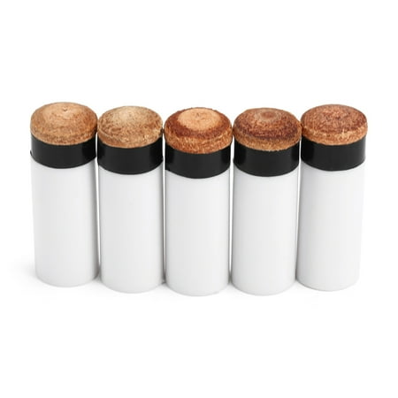 Aibecy Billiard Cue Tips Hard 12mm Polystyrene Billiard Cue Tips (5 Count) Pack