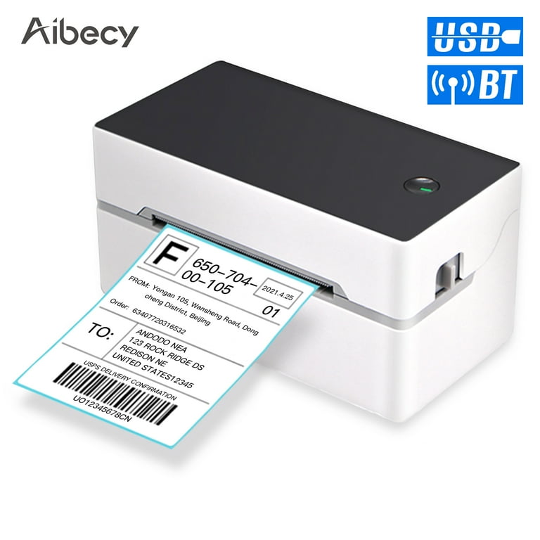 Aibecy Desktop Shipping Label Printer High Speed USB Direct
