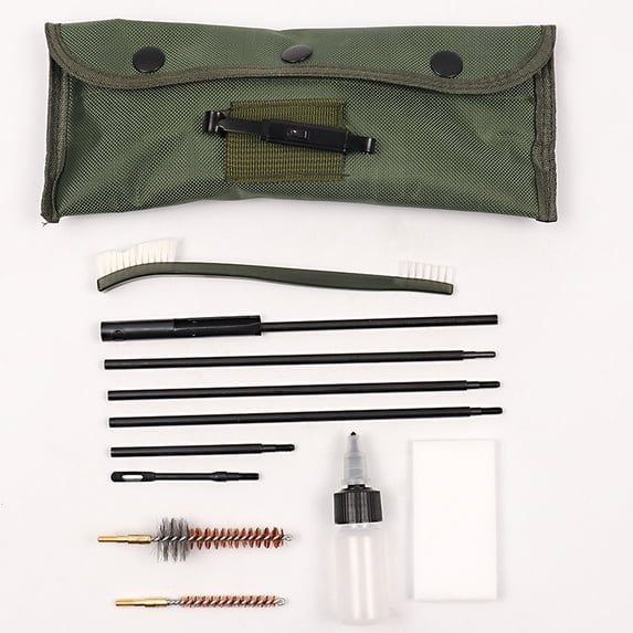 Aibecy Drill Brush Set for Pipes Cleaning Multifunctional Metal Portable Cloth Storage Bag Included