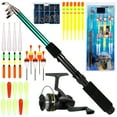thumbnail image 1 of Aibecy Fishing Pole Set with Spinning Reel and 127pcs Telescopic Rod Tackle Accessories, 1 of 7