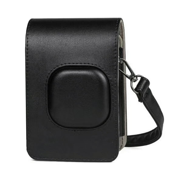 Aibecy Instax LiPlay Compact Camera Bag PU Leather Shoulder Strap Compatible Fujifilm Small Size