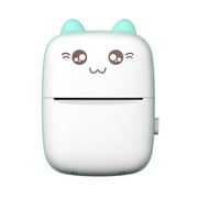 Aibecy Mini Thermal Printer Photo Printers with Printing Paper & USB Cable, Blue