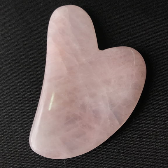 Aibecy Natural Rose Stone Guasha Facial Face Neck Body Gua Sha Board Massager