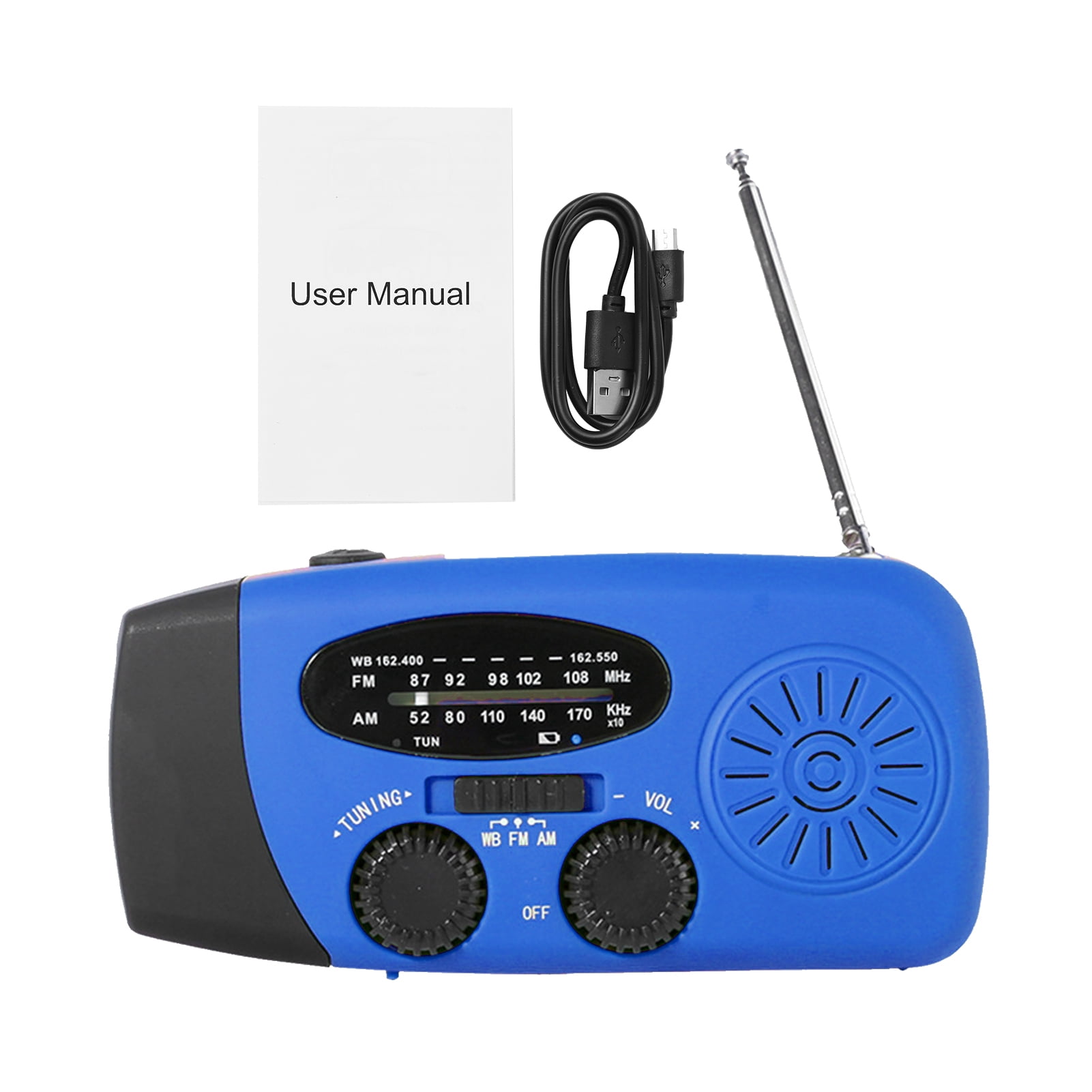 Aibecy Radio set,Crank Battery Operated Weather Radio Portable Bank