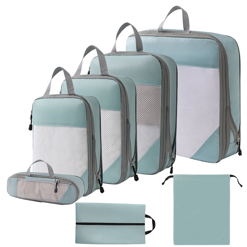 Aibecy Travel Packing Cubes for Compressible Suitcase Organization