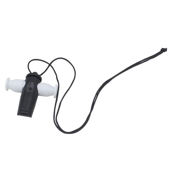 Aibecy Tri-Tone Whistle Musical Instrument Latin Music Brazil White Black Color Ideal Gift