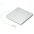 thumbnail image 1 of Aibecy USB 2.0 Portable Ultra Slim External DVD ROM Player Drive Reader Replacement for iMac// Air/Pro Laptop PC, 1 of 7