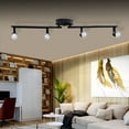thumbnail image 1 of Aiboo 18.50 Inches 4 Light Matte Black Finish Track Lighting Sets, 1 of 7