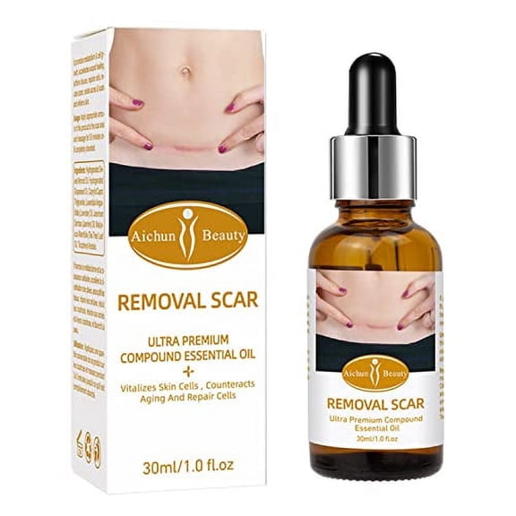 Aichun Beauty Removal Scar Premium Compound Essential Oil Repair Cells Reduces Scars Resists Acnes 30ml/1fl.oz