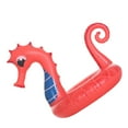 thumbnail image 1 of BESTOYARD Swim Pool Float Sea Horse Shape PVC Swimming Ring Red 1Set, 1 of 6