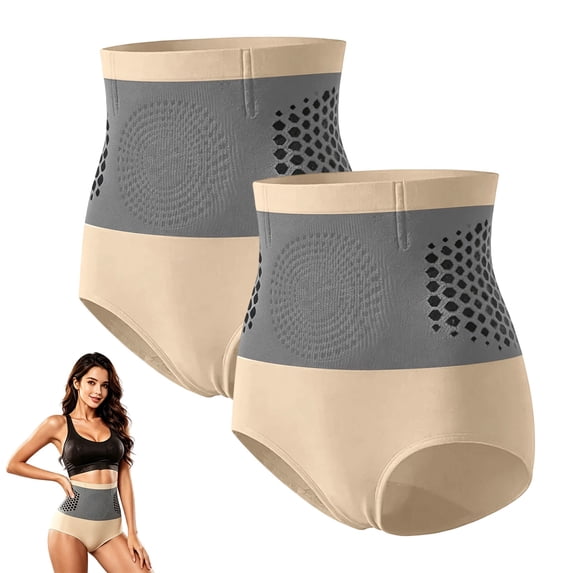 Shsaper Aida Magnetic Therapy Shaper Briefs 2 Pack - 4 in1 Micro-Particle High ...