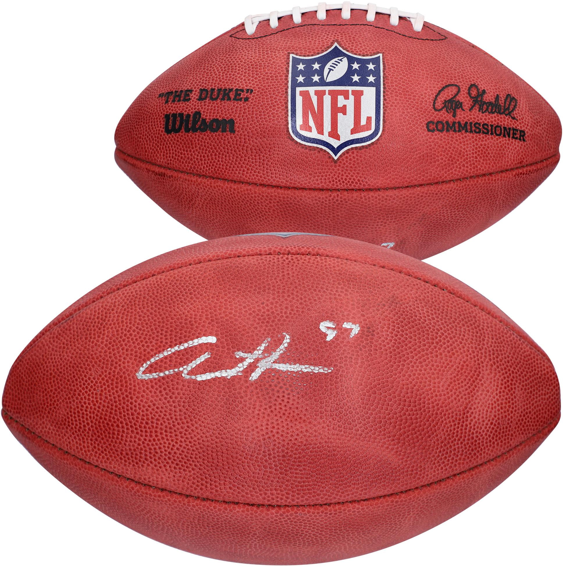 Aidan Hutchinson Detroit Lions Autographed Wilson Duke Full Color Pro Football - Fanatics Authentic Certified