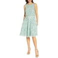 thumbnail image 1 of Aidan Mattox Womens Aiden Boat Neck Knee-Length Cocktail and Party Dress, 1 of 2