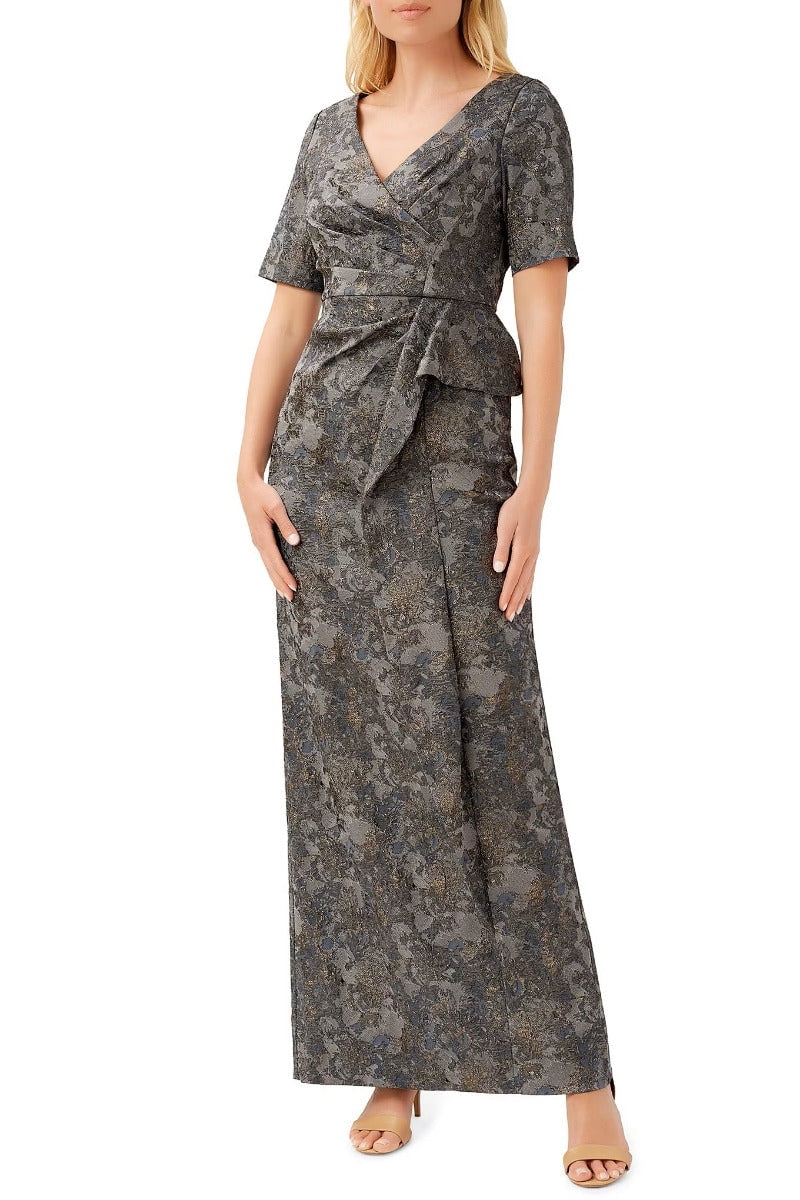 aidan mattox grey dress Aidan Mattox Women's Cocktail Wedding Guest Dresses