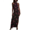 thumbnail image 1 of Aidan Mattox womens Aiden Mattox Halter Maxi Dress, 12, Black, 1 of 3