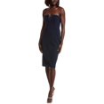 thumbnail image 1 of Aidan Mattox womens  Bonded Crepe Mini Dress, 2, 1 of 3