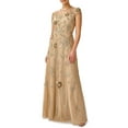 thumbnail image 1 of Aidan Mattox womens  Fully Beaded Ballgown, 10, 1 of 2