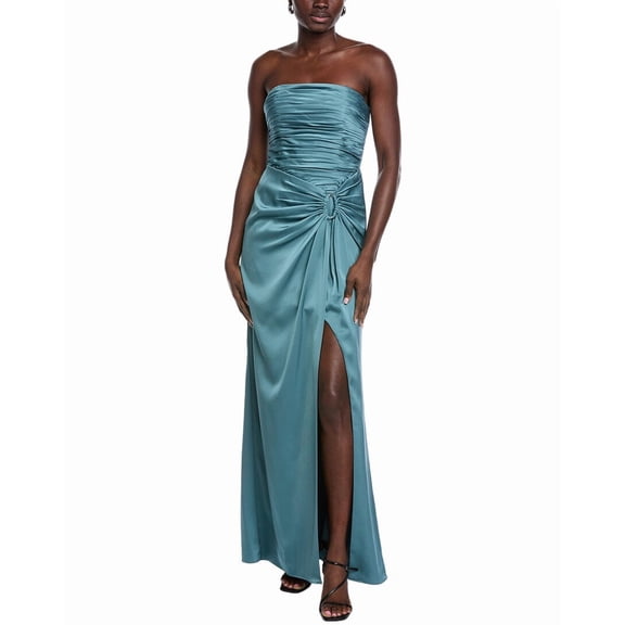 Aidan Mattox womens  Solid Gown, 2, Green