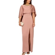 Aidan Mattox womens Solid Maxi Dress, 2
