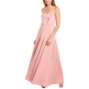 Aidan Mattox womens Strapless Gown, 10, Pink