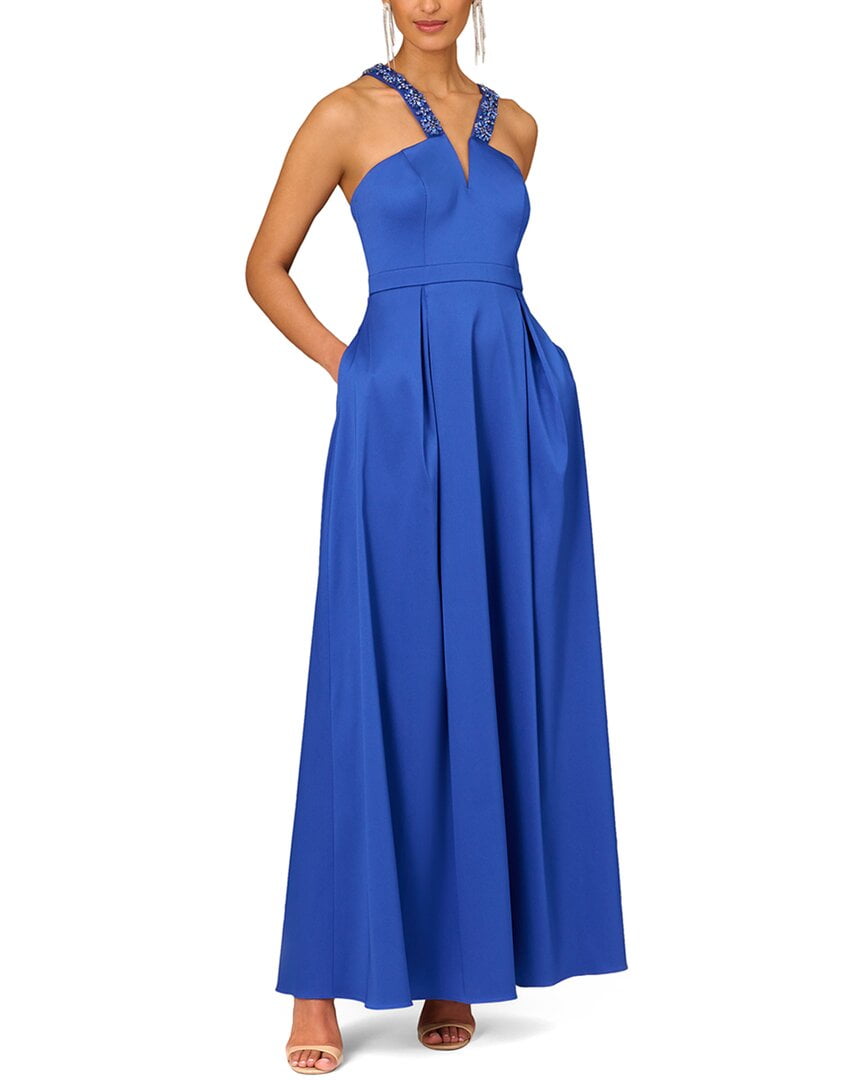 aidan mattox royal blue dress Aidan Mattox MD1E207009 main image 1