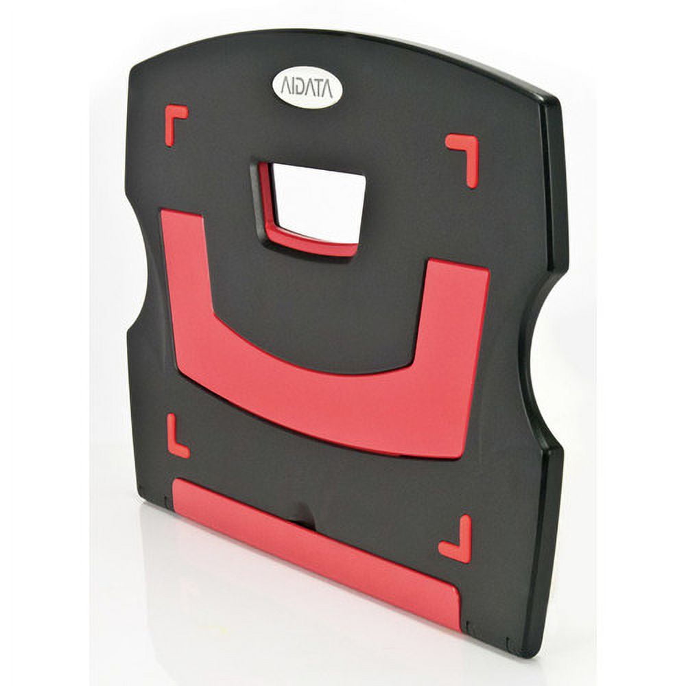 Black and Red Adjustable Laptop and Tablet Riser Stand