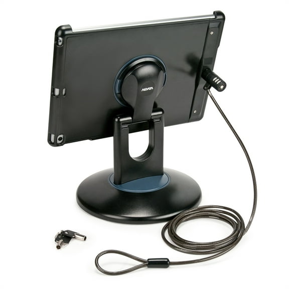 Aidata USA IA-1004BL Locking iPad Air & iPad Air 2 Station Stand - Black