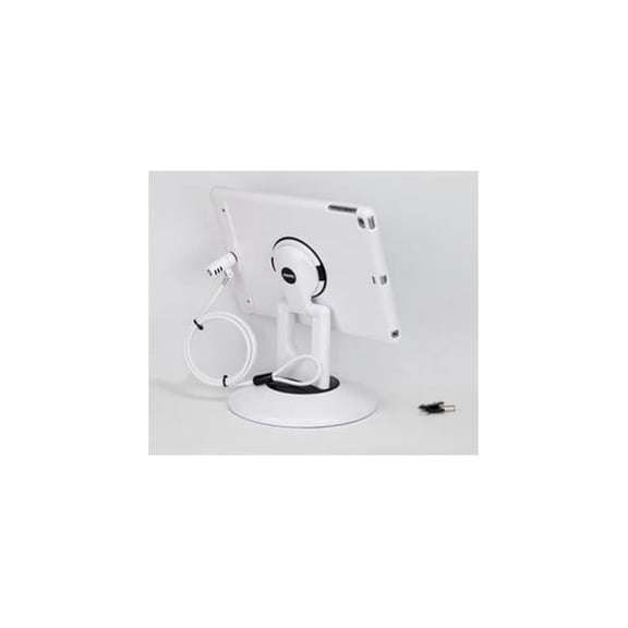 Aidata USA IA-1004WL Locking iPad Air & iPad Air 2 Station Stand - White