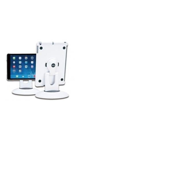 White and Black Rotating Desktop Stand for iPad Air