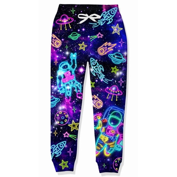 Aideaone Boys Sweatpants 3D Graphic Jogger Pants with Pockets Funny Casual Athletic Pants 6-16T