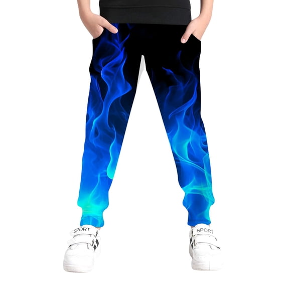 Aideaone Boys Sweatpants 3D Graphic Jogger Pants with Pockets Funny Casual Athletic Pants 6-16T