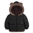 thumbnail image 1 of Aideaone Baby Toddler Winter Fleece Coat Boys Girls Cute Bear Ear Hooded Jackets with Pockets 6M-5T, 1 of 8