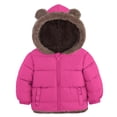 thumbnail image 1 of Aideaone Baby Toddler Winter Fleece Coat Boys Girls Cute Bear Ear Hooded Jackets with Pockets 6M-5T, 1 of 7