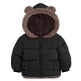 thumbnail image 1 of Aideaone Baby Toddler Winter Fleece Coat Boys Girls Cute Bear Ear Hooded Jackets with Pockets 6M-5T, 1 of 7