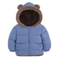 thumbnail image 1 of Aideaone Baby Toddler Winter Fleece Coat Boys Girls Cute Bear Ear Hooded Jackets with Pockets 6M-5T, 1 of 6
