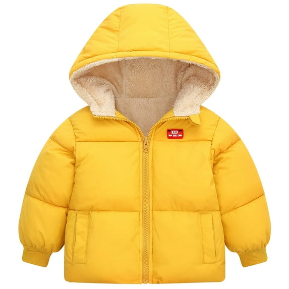 Aideaone Baby Winter Coat with Hooded Toddler Boys Girls Puffer Jackets for 12M-5T