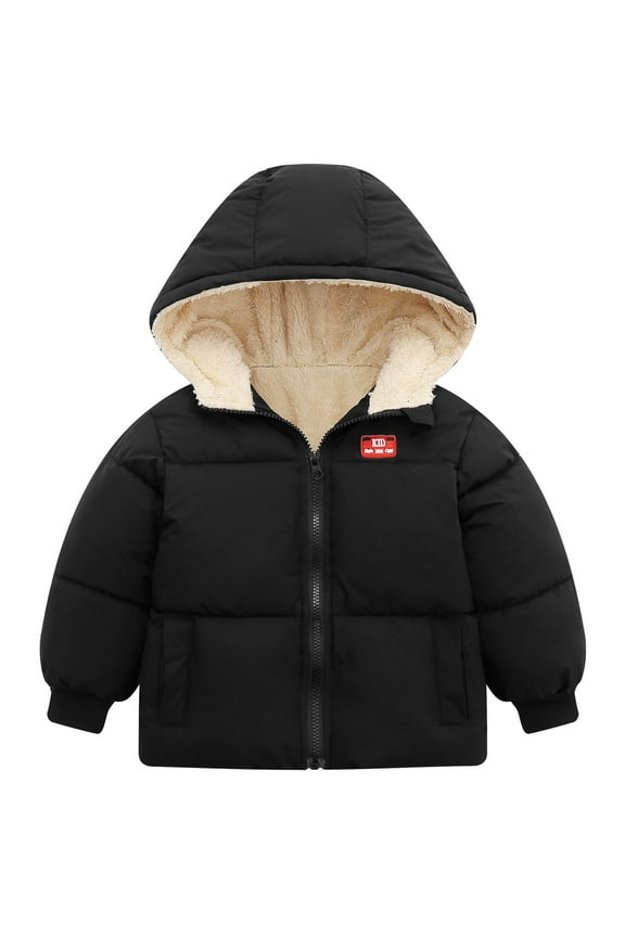 Baby Winter Coat with Hooded Toddler Boys Girls Puffer Jackets for 12M-5T