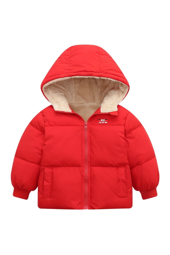 Baby Winter Coat with Hooded Toddler Boys Girls Puffer Jackets for 12M-5T